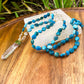 Long Hand-Knotted Mala Crystal Necklace