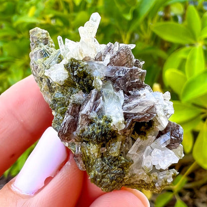 Axinite, Epidote, and Quartz Fine Mineral - Specimen