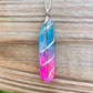 Looking for Point Natural Aura Quartz Jewelry? Magic Crystals carries a variety of Aura Quartz Spiral Wrapped Necklace. Quartz Crystal Point necklace. Wrap Necklace for Men Women. Rose, Angel, Purple, Blue Aqua, Sunshine, Ruby, Rainbow, Sunshine, Green Apple, Deep Blue, Tangerine, Deep Rose Aura Quartz