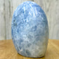 Looking for a Blue Calcite Polished Freeform? Shop at Magiccrystals for Blue Calcite Polished Freeforms, different sizes available including Large Free Standing Cut Base, Specimens, these Healing Crystals are helpful for Throat Chakra, Calcite Specimen. Choose Size ('AAA' Grade, Cut Base Blue Calcite Free Form. Blue-Calcite-Freeform-C