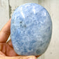Looking for a Blue Calcite Polished Freeform? Shop at Magiccrystals for Blue Calcite Polished Freeforms, different sizes available including Large Free Standing Cut Base, Specimens, these Healing Crystals are helpful for Throat Chakra, Calcite Specimen. Choose Size ('AAA' Grade, Cut Base Blue Calcite Free Form. Blue-Calcite-Freeform-C