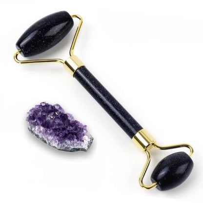 Made from natural gemstone, face rollers are used to gently massage the face. From jade rollers to gua shas, here are the seven best face rollers to add to your routine; MagicCrystals Face Rollers come available in Amethyst, Jasper,  Goldstone, Black Obsidian, Clear Quartz, Jade, Aventurine, Opalite, Tiger Eye