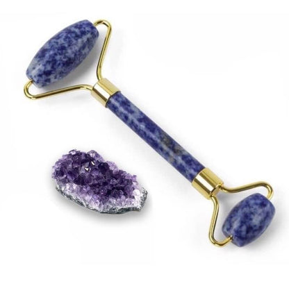 Made from natural gemstone, face rollers are used to gently massage the face. From jade rollers to gua shas, here are the seven best face rollers to add to your routine; MagicCrystals Face Rollers come available in Amethyst, Jasper,  Goldstone, Black Obsidian, Clear Quartz, Jade, Aventurine, Opalite, Tiger Eye