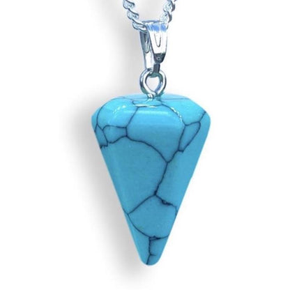 Stone Quartz Single Point Necklace - Gemstone Jewelry at Magic Crystals. Amazingly versatile, natural crystal jewelry can accent any outfit. Check out our quartz necklace selection. Gemstone Necklaces Free Shipping available. Your Online Necklaces Store! handmade. Shop for necklace at Magic Crystals.