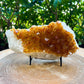 Citrine Druzy Cluster. Citrine Crystal Cluster Geode at Magic Crystals. Crystal Citrine Cluster, Citrine Crystal Cluster. Citrine Druzy Crystal Cluster Geode Solar Plexus Stone Wealth Stone Citrine Crystal. Gemstone Carving. FREE SHIPPING available.