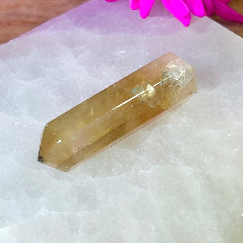 Double Point Stone.  Citrine-Double-Point. Natural Double Terminated Point Crystal.- Magic CrystalDouble Point Stone.  Citrine-Double-Point. Natural Double Terminated Point Crystal.- Magic Crystal. Natural Double Terminated Point Crystal - MAGICCRYSTALS