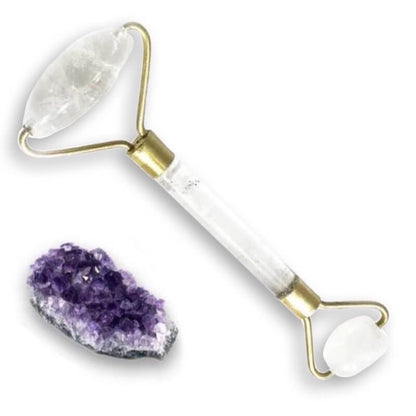 Made from natural gemstone, face rollers are used to gently massage the face. From jade rollers to gua shas, here are the seven best face rollers to add to your routine; MagicCrystals Face Rollers come available in Amethyst, Jasper,  Goldstone, Black Obsidian, Clear Quartz, Jade, Aventurine, Opalite, Tiger Eye