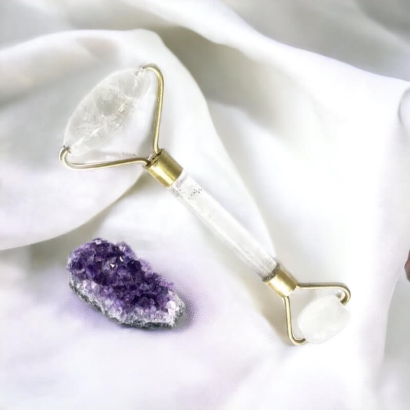 Made from natural gemstone, face rollers are used to gently massage the face. From jade rollers to gua shas, here are the seven best face rollers to add to your routine; MagicCrystals Face Rollers come available in Amethyst, Jasper,  Goldstone, Black Obsidian, Clear Quartz, Jade, Aventurine, Opalite, Tiger Eye