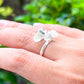 Real-Clear-Quartz-Ring. Shop for Adjustable Dual Crystal Ring - Chakra Ring Jewelry from Magic crystals. 2 points crystal ring for creativity, passion, wisdom, and love. Activate your chakra. Birthstone Rings. Pure Natural Raw Healing Crystal for Women, men. Minimal Gemstone Rings, Chunky crystal rings, Raw gemstone rings, Raw crystal rings.