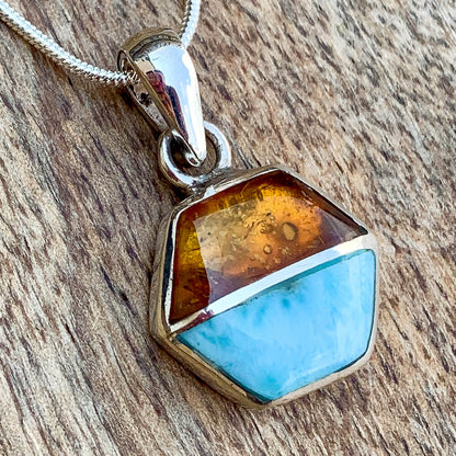 This lovely, rare and spectacular mineral gem called Larimar is only found in the Dominican Republic. Shop Genuine Natural Larimar Necklace, Dominican Ambar and Larimar Jewelry at Magic Crystals. Sterling Caribbean Larimar Necklace, Gift For Her, Gemstone Pendant. Magiccrystals.com carries the essence of the ocean.