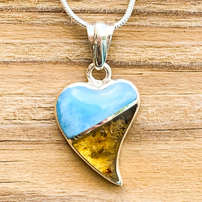 This lovely, rare and spectacular mineral gem called Larimar is only found in the Dominican Republic. Shop Genuine Natural Larimar Necklace, Dominican Ambar and Larimar Jewelry at Magic Crystals. Sterling Caribbean Larimar Necklace, Gift For Her, Gemstone Pendant. Magiccrystals.com carries the essence of the ocean.