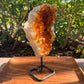 Druzy citrino en un soporte - #B