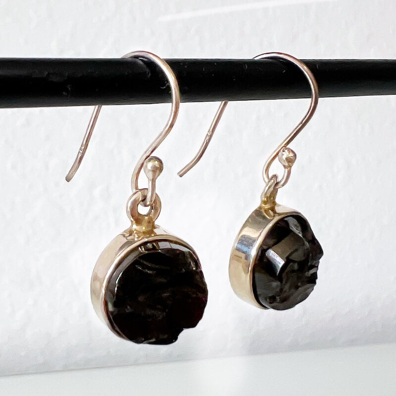 Elite Shungite Sterling Silver Earrings