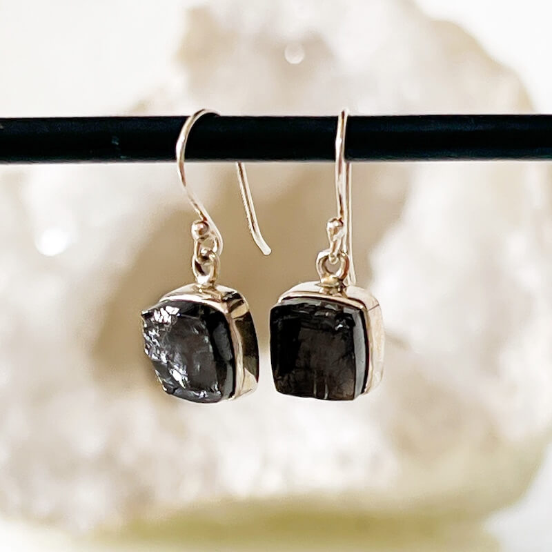 Elite Shungite Sterling Silver Earrings