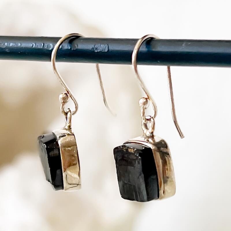 Elite Shungite Sterling Silver Earrings