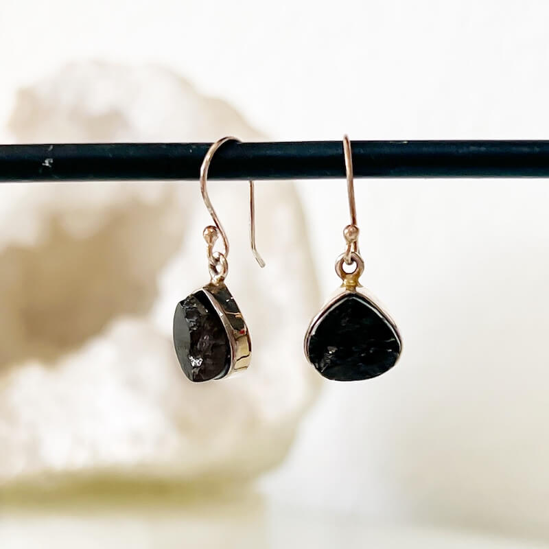 Elite Shungite Sterling Silver Earrings