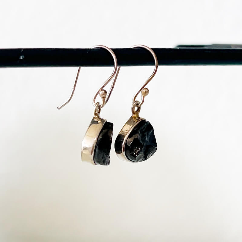 Elite Shungite Sterling Silver Earrings