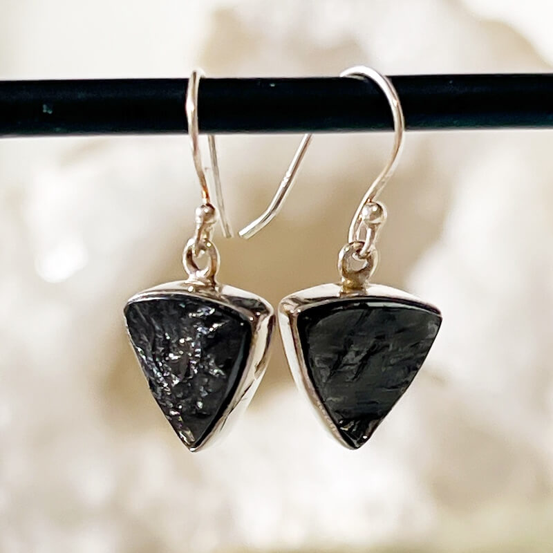 Elite Shungite Sterling Silver Earrings