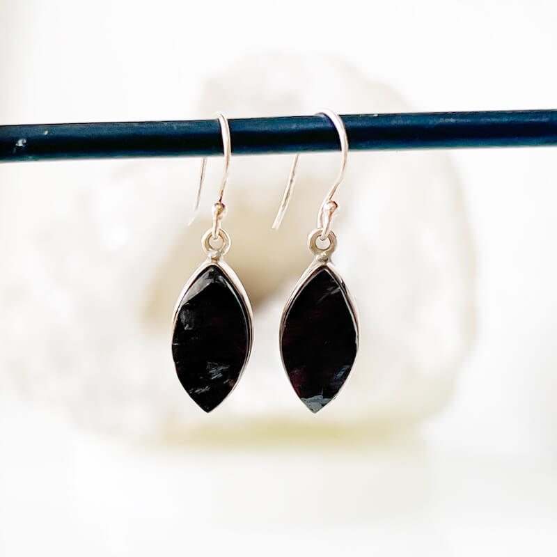 Elite Shungite Sterling Silver Earrings