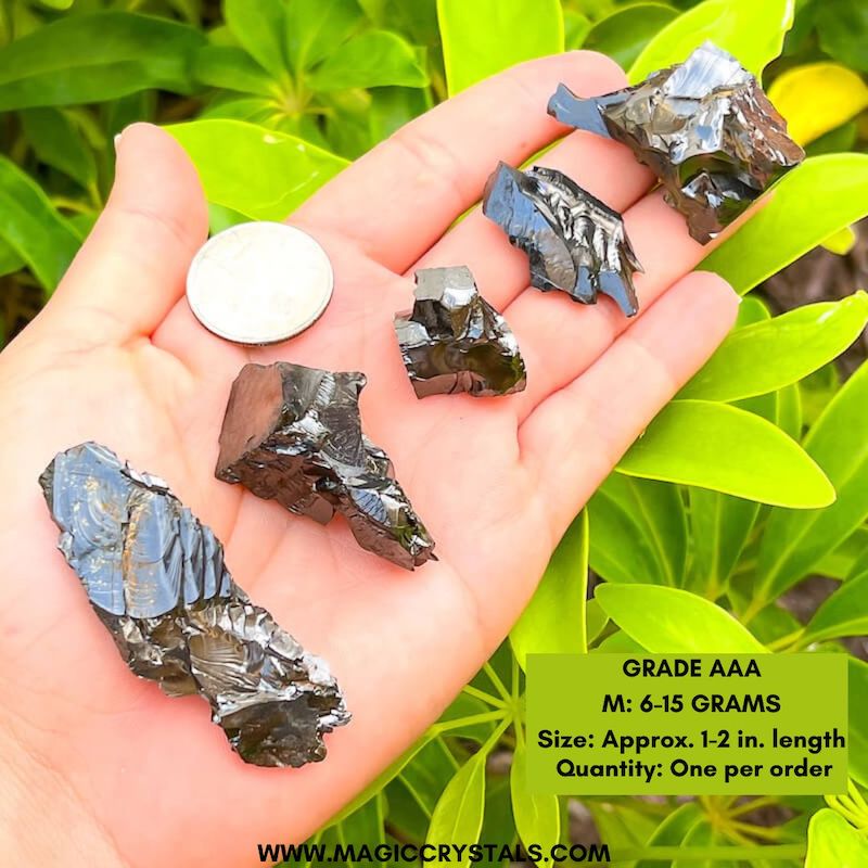 Shop for Elite Shungite, Medium: Choose How Many Pieces (Grade 'A' Grade, Raw Shungite, Natural Shungite at magic crystals. Genuine Shungite stones. We carry a wide selection of Healing Stones, Healing Crystal, Chakra Stones, Spiritual Stone. Chakra Healing Stone. free shipping available. Block EMF's WIFI Radiation 5G.