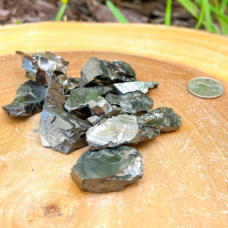 Elite Shungite 2.6 Inch 92.3 Gram Natural Crystal - Russia – Crystalarium