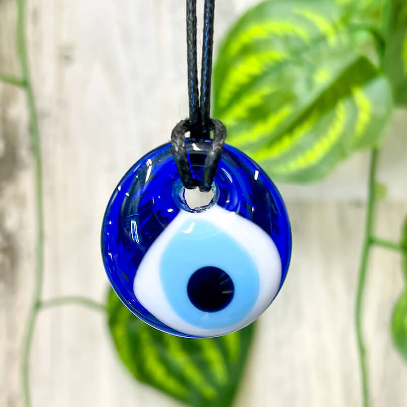 Evil Eye Necklace - Amulet for protection, Ojo Turco - MagicCrystals. Wear this evil eye necklace will protect you from danger. Let this blue eye necklace shield you from negativity and harm, bring luck and all the good things for you and your family members every day.