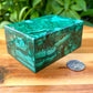 Looking for Genuine Malachite Carving? Shop at MagicCrystals for Genuine Malachite Box - Malachite Carved Jewelry Box - Malachite from Congo, Malachite Jewelry Box, Natural Stone Beautiful Quality Polished Malachite Box, Malachite Gemstone Box, Home Decor. malachite jewelry, malachite stone. Analyzing image Genuine-Malachite-Box-with-Lid-8