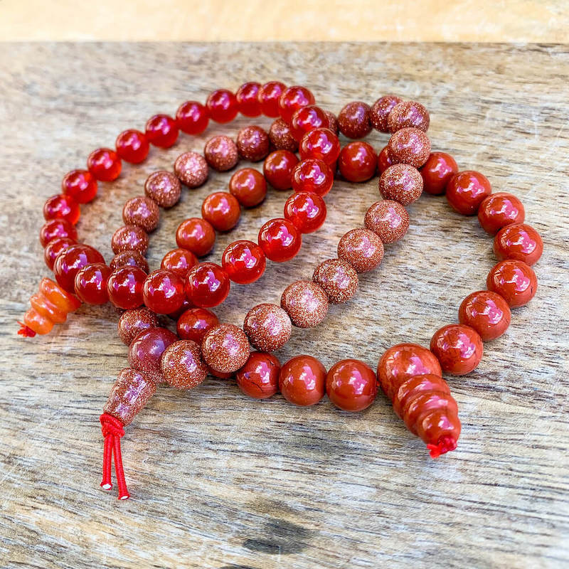 Looking for Goldstone Elastic Mala Bead Bracelet - Goldstone Jewelry? Shop at Magic Crystals for goldstone necklaces, goldstone earrings, and more. Goldstone is said to help attain one's goals. Goldstone is also said to help one stay calm and stabilize emotions. FREE SHIPPING available.