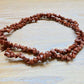 Natural Crystal Chip Necklace - 36 in.