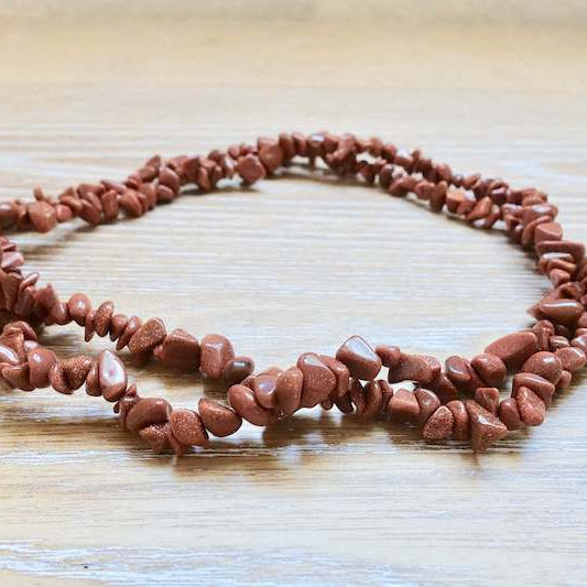 Natural Crystal Chip Necklace - 36 in.