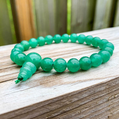 GREEN AVENTURINE BRACELET. Looking for a Unique Green Aventurine Mala Bracelet, Aventurine Stone Natural Bead Bracelet? Find green aventurine bracelet benefits when you shop at Magic Crystals. Green aventurine stone bracelet. FREE SHIPPING available