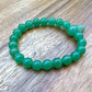 Green Aventurine Stone Natural Bead Elastic Bracelet