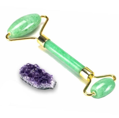 Made from natural gemstone, face rollers are used to gently massage the face. From jade rollers to gua shas, here are the seven best face rollers to add to your routine; MagicCrystals Face Rollers come available in Amethyst, Jasper,  Goldstone, Black Obsidian, Clear Quartz, Jade, Aventurine, Opalite, Tiger Eye