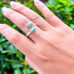 Real-Green-Aventurine-Ring. Shop for Adjustable Dual Crystal Ring - Chakra Ring Jewelry from Magic crystals. 2 points crystal ring for creativity, passion, wisdom, and love. Activate your chakra. Birthstone Rings. Pure Natural Raw Healing Crystal for Women, men. Minimal Gemstone Rings, Chunky crystal rings, Raw gemstone rings, Raw crystal rings.