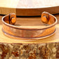 Solid-Copper-Bracelet. Powerful Copper Bracelet Handmade Cuff Wristband. 100 copper, Hare-Rama-Hare-Krsna-Copper-Bracelet
