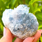 High Quality Celestite Geode Cluster. Unique Item fo statement pieces rooms and altars. Celestite Crystal Geode Clusters. Celestite Raw Crystal Cluster, Magic Crystals.