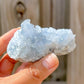 High Quality Celestite Geode Cluster. Unique Item fo statement pieces rooms and altars. Celestite Crystal Geode Clusters. Celestite Raw Crystal Cluster, Magic Crystals.