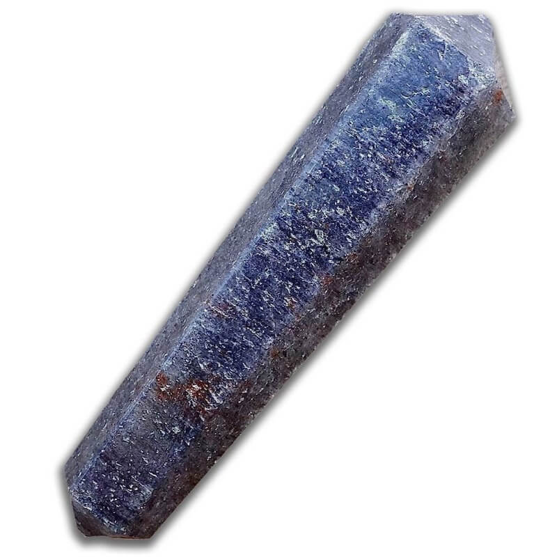 Double Point Stone.  Iolite-Double-Point. Natural Double Terminated Point Crystal.- Magic Crystal. Natural Double Terminated Point Crystal - MAGICCRYSTALS