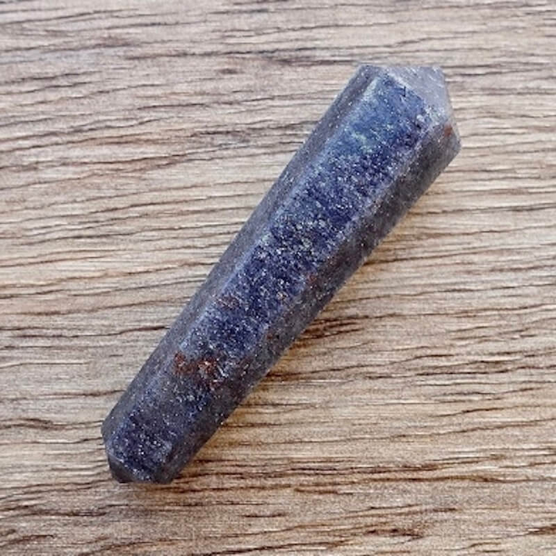 Double Point Stone.  Iolite-Double-Point. Natural Double Terminated Point Crystal.- Magic Crystal. Natural Double Terminated Point Crystal - MAGICCRYSTALS