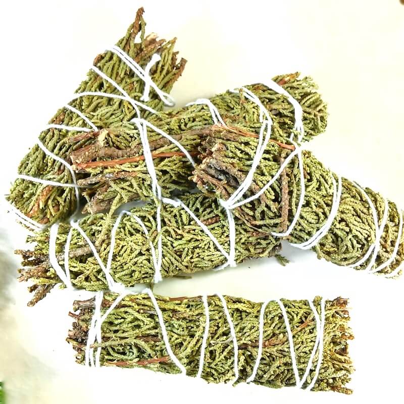 Looking for Juniper smudge stick? Shop at MAGICCRYSTALS.COM for Juniper Smudge Wholesale Bulk Bundles. Juniper smudging is especially good for cleansing and protection during ritual, for finding love and attracting the energies of good health and prosperity.