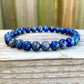 8 mm-Lapis-Lazuli-Gemstone Beaded Bracelet - MagicCrystals.Check out our Gemstone Beaded Bracelet made of polished stone - 8mm Crystal Stone bracelet. This are the very Best and Unique Handmade items from MagicCrystals.com Crystal Bracelet, Gemstone bracelet, Minimalist Crystal Jewelry, Trendy Summer Jewelry, Gift for him and her.