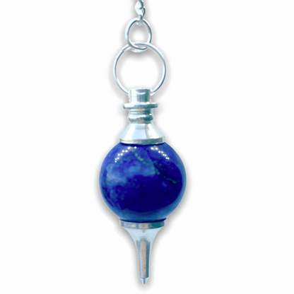 Lapis Lazuli Sphere Pendulum. Find Lapis Lazuli Sphere Pendulum - Lapis Lazuli Pendant crystal pendulum dowsing when you shop at Magic Crystals. Blue Pendulum.