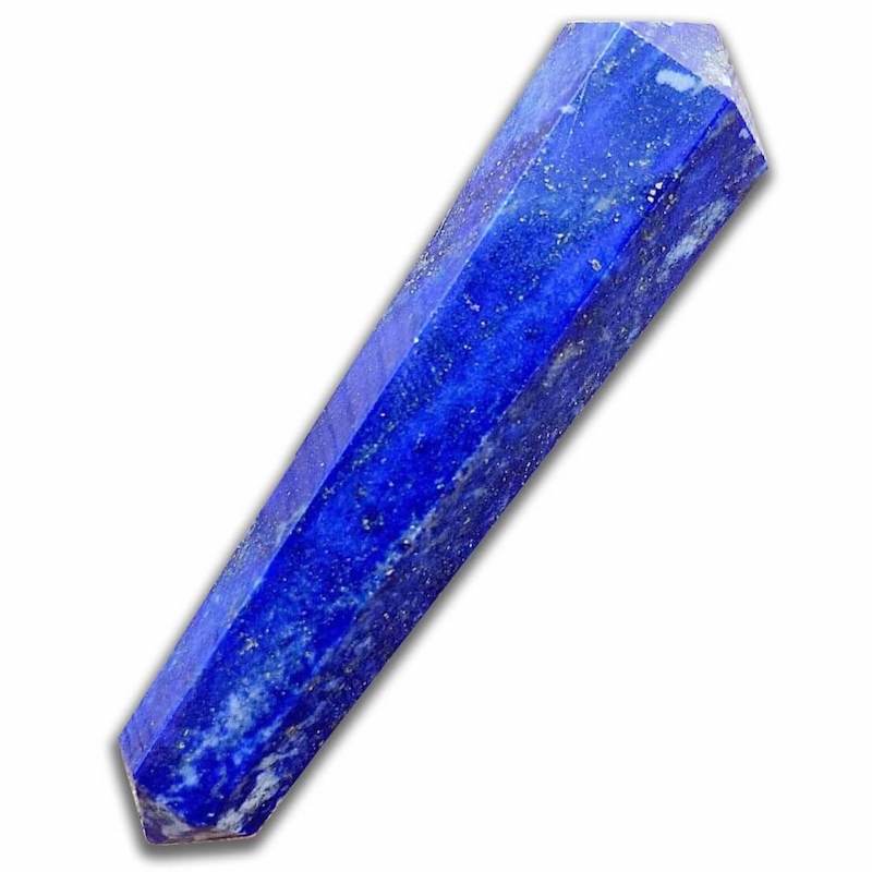Double Point Stone. Lapis-Lazuli-Stone-Stone-Double-Point. Natural Double Terminated Point Crystal.- Magic Crystal. Natural Double Terminated Point Crystal - MAGICCRYSTALS