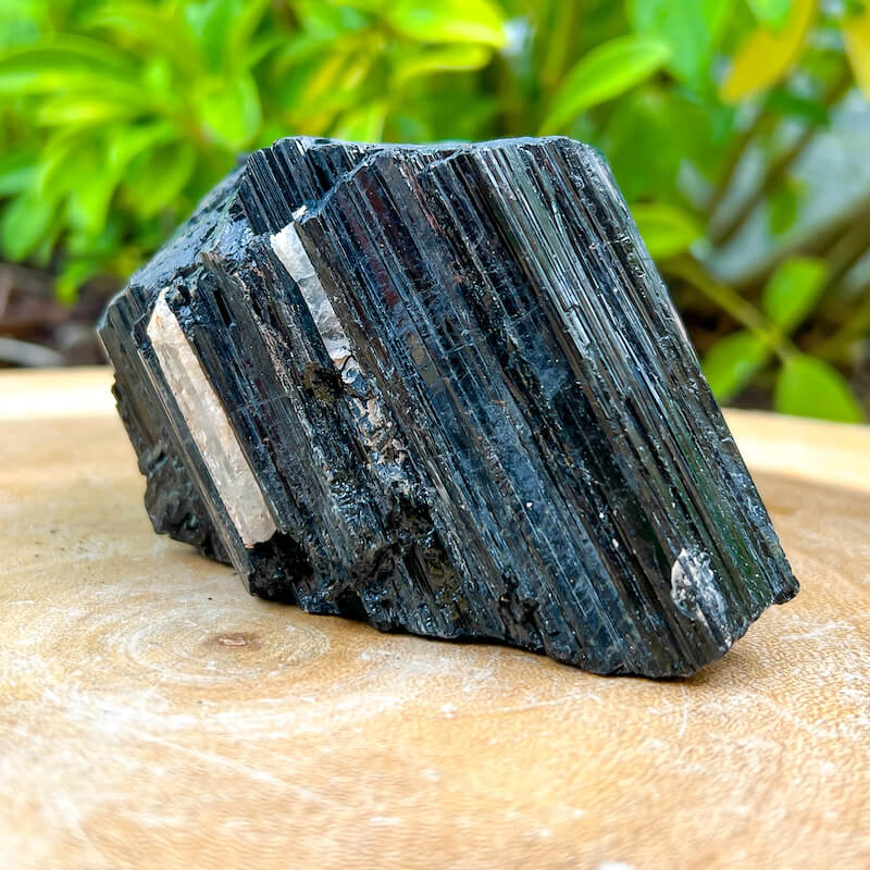 Looking for Extra Large Black Tourmaline Crystal? Shop at Magic Crystals for Black Tourmaline Crystal. Raw, Black Tourmaline Specimen. Natural Rough Black Tourmaline Crystal, Raw Black Tourmaline Cluster Free Form Tourmaline. Tourmaline is for PROTECTION,  SHIELDING, and SECURITY. FREE SHIPPING available.
