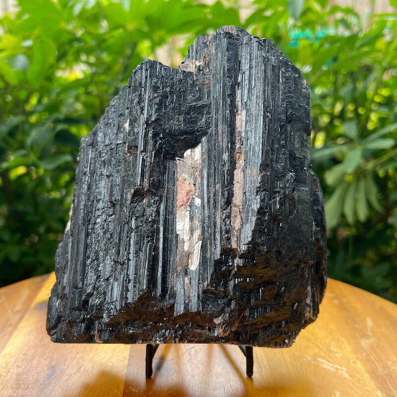 Looking for Extra Large Black Tourmaline Crystal? Shop at Magic Crystals for Black Tourmaline Crystal. Raw, Black Tourmaline Specimen. Natural Rough Black Tourmaline Crystal, Raw Black Tourmaline Cluster Free Form Tourmaline. Tourmaline is for PROTECTION, SHIELDING, and SECURITY. FREE SHIPPING available.