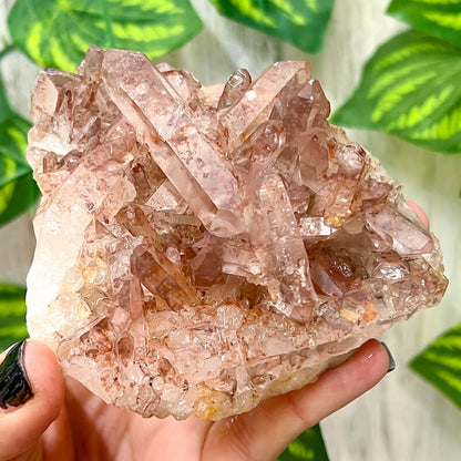 Lithium Quartz Cluster - Lithium Quartz Crystal - Raw Lithium Quartz Crystal Cluster - Rough Lithium Quartz - Natural Brazilian Quartz at MagicCrystals.com