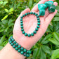 8 mm Malachite-Gemstone Beaded Bracelet - MagicCrystals.Check out our Gemstone Beaded Bracelet made of polished stone - 8mm Crystal Stone bracelet. This are the very Best and Unique Handmade items from MagicCrystals.com Crystal Bracelet, Gemstone bracelet, Minimalist Crystal Jewelry, Trendy Summer Jewelry, Gift for him and her.