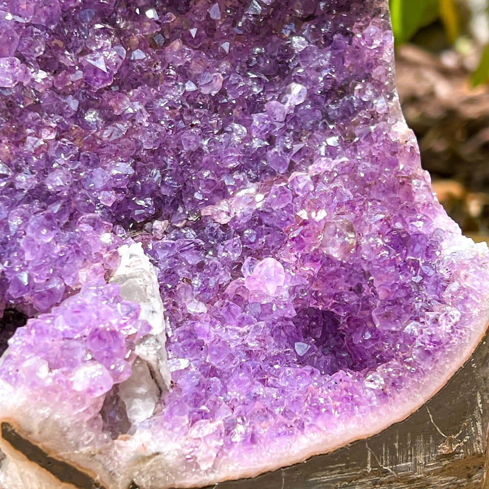 Polished Amethyst Geode Cluster - Cathedral Amethyst - Group 2. Polished Cut Base Amethyst Cluster. Amethyst Polished Geode - Cathedral Amethyst - Magic Crys
