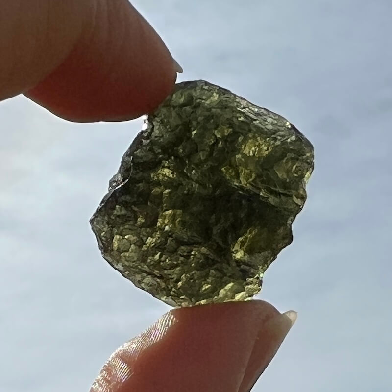RARE Authentic Moldavite - Meteorite - Healing Crystal - Moldavite available. Looking for an genuine moldavite? Find Moldavite Meteorite tektite when you shop at Magic Crystals. 5 Grams of Authentic Moldavite stone from Czech Republic - Tektite Crystal, 'A' Grade at Magiccrystals.com. Moldavite-5-grams-A3