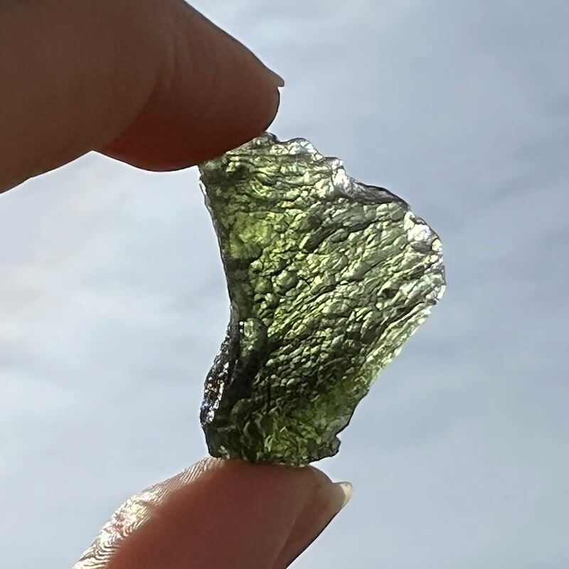 RARE Authentic Moldavite - Meteorite - Healing Crystal - Moldavite available. Looking for an genuine moldavite? Find Moldavite Meteorite tektite when you shop at Magic Crystals. 5 Grams of Authentic Moldavite stone from Czech Republic - Tektite Crystal, 'A' Grade at Magiccrystals.com. Moldavite-5-grams-A4